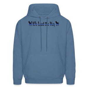 K9s Lead the Way - Police - Men's Hoodie - denim blue