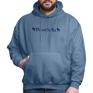 K9s Lead the Way - Police - Men's Hoodie - denim blue