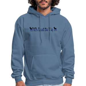 K9s Lead the Way - Police - Men's Hoodie - denim blue