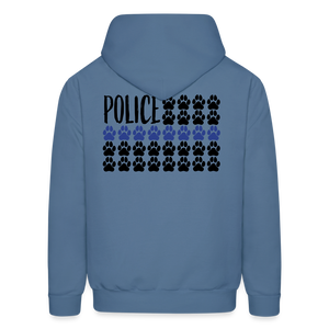 K9s Lead the Way - Police - Men's Hoodie - denim blue