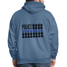 Load image into Gallery viewer, K9s Lead the Way - Police - Men&#39;s Hoodie - denim blue
