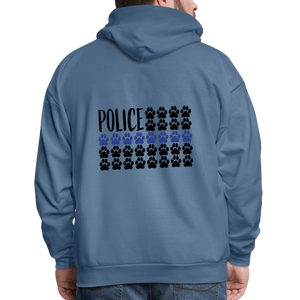 K9s Lead the Way - Police - Men's Hoodie - denim blue