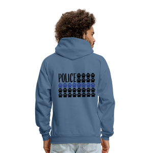 K9s Lead the Way - Police - Men's Hoodie - denim blue