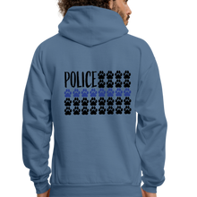 Load image into Gallery viewer, K9s Lead the Way - Police - Men&#39;s Hoodie - denim blue
