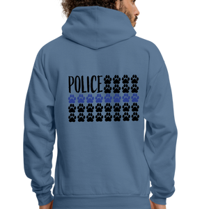 K9s Lead the Way - Police - Men's Hoodie - denim blue