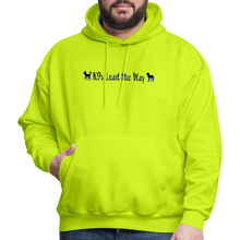 Load image into Gallery viewer, K9s Lead the Way - Police - Men&#39;s Hoodie - safety green
