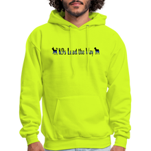 Load image into Gallery viewer, K9s Lead the Way - Police - Men&#39;s Hoodie - safety green
