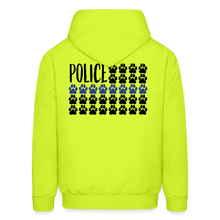 Load image into Gallery viewer, K9s Lead the Way - Police - Men&#39;s Hoodie - safety green
