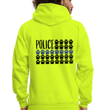 Load image into Gallery viewer, K9s Lead the Way - Police - Men&#39;s Hoodie - safety green
