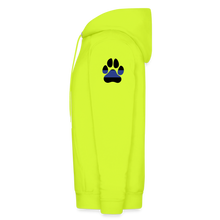 Load image into Gallery viewer, K9s Lead the Way - Police - Men&#39;s Hoodie - safety green
