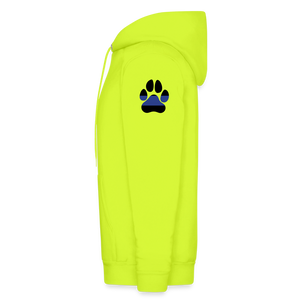 K9s Lead the Way - Police - Men's Hoodie - safety green