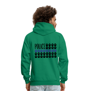 K9s Lead the Way - Police - Men's Hoodie - kelly green