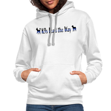 Load image into Gallery viewer, K9s Lead the Way - Police - Contrast Hoodie - white/gray
