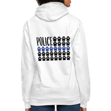 Load image into Gallery viewer, K9s Lead the Way - Police - Contrast Hoodie - white/gray
