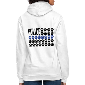 K9s Lead the Way - Police - Contrast Hoodie - white/gray