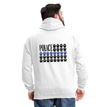 Load image into Gallery viewer, K9s Lead the Way - Police - Contrast Hoodie - white/gray
