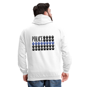 K9s Lead the Way - Police - Contrast Hoodie - white/gray