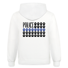 Load image into Gallery viewer, K9s Lead the Way - Police - Contrast Hoodie - white/gray
