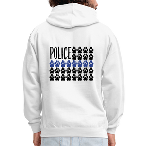 K9s Lead the Way - Police - Contrast Hoodie - white/gray