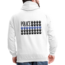 Load image into Gallery viewer, K9s Lead the Way - Police - Contrast Hoodie - white/gray
