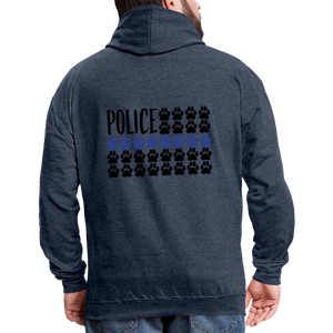 K9s Lead the Way - Police - Contrast Hoodie - indigo heather/asphalt