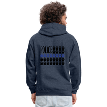 Load image into Gallery viewer, K9s Lead the Way - Police - Contrast Hoodie - indigo heather/asphalt
