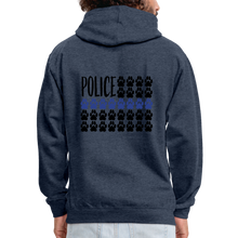 Load image into Gallery viewer, K9s Lead the Way - Police - Contrast Hoodie - indigo heather/asphalt
