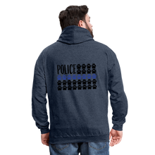 Load image into Gallery viewer, K9s Lead the Way - Police - Contrast Hoodie - indigo heather/asphalt
