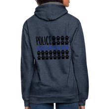 Load image into Gallery viewer, K9s Lead the Way - Police - Contrast Hoodie - indigo heather/asphalt
