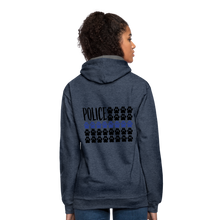 Load image into Gallery viewer, K9s Lead the Way - Police - Contrast Hoodie - indigo heather/asphalt
