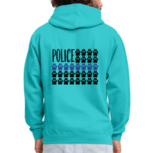 Load image into Gallery viewer, K9s Lead the Way - Police - Contrast Hoodie - scuba blue/asphalt
