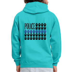 K9s Lead the Way - Police - Contrast Hoodie - scuba blue/asphalt