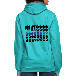 K9s Lead the Way - Police - Contrast Hoodie - scuba blue/asphalt