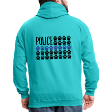 Load image into Gallery viewer, K9s Lead the Way - Police - Contrast Hoodie - scuba blue/asphalt
