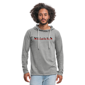 K9s Lead the Way - Police - Unisex Lightweight Terry Hoodie - heather gray