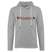 Load image into Gallery viewer, K9s Lead the Way - Police - Unisex Lightweight Terry Hoodie - heather gray
