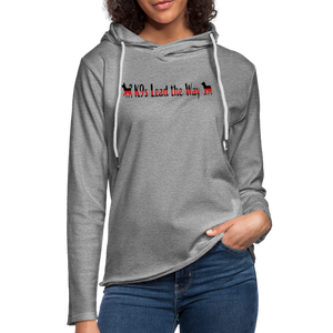 K9s Lead the Way - Police - Unisex Lightweight Terry Hoodie - heather gray