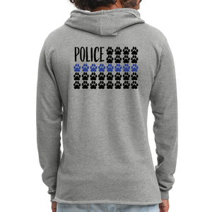 K9s Lead the Way - Police - Unisex Lightweight Terry Hoodie - heather gray