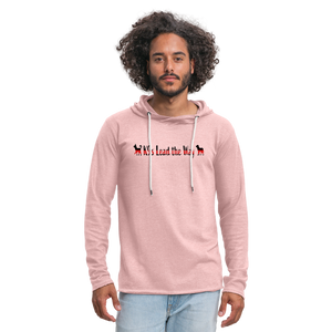 K9s Lead the Way - Police - Unisex Lightweight Terry Hoodie - cream heather pink