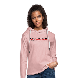 K9s Lead the Way - Police - Unisex Lightweight Terry Hoodie - cream heather pink