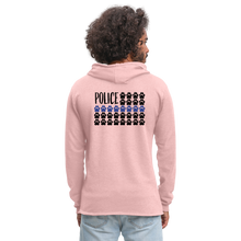 Load image into Gallery viewer, K9s Lead the Way - Police - Unisex Lightweight Terry Hoodie - cream heather pink
