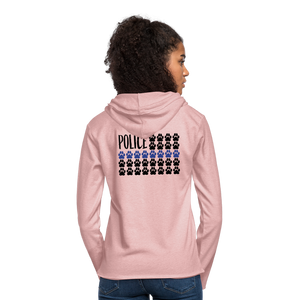 K9s Lead the Way - Police - Unisex Lightweight Terry Hoodie - cream heather pink