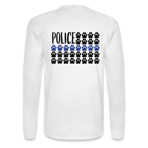 K9s Lead the Way - Police - Men's Long Sleeve T-Shirt - white