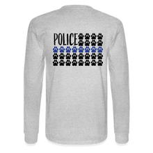 Load image into Gallery viewer, K9s Lead the Way - Police - Men&#39;s Long Sleeve T-Shirt - heather gray
