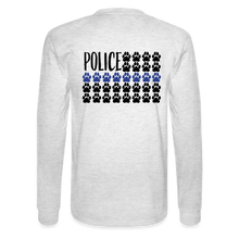 Load image into Gallery viewer, K9s Lead the Way - Police - Men&#39;s Long Sleeve T-Shirt - light heather gray
