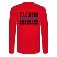 Load image into Gallery viewer, K9s Lead the Way - Police - Men&#39;s Long Sleeve T-Shirt - red
