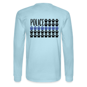 K9s Lead the Way - Police - Men's Long Sleeve T-Shirt - powder blue