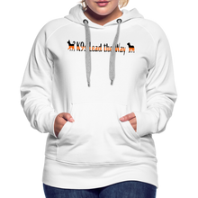 Load image into Gallery viewer, K9s Lead the Way - SAR - Women’s Premium Hoodie - white
