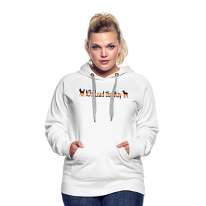 K9s Lead the Way - SAR - Women’s Premium Hoodie - white