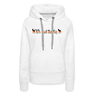 K9s Lead the Way - SAR - Women’s Premium Hoodie - white